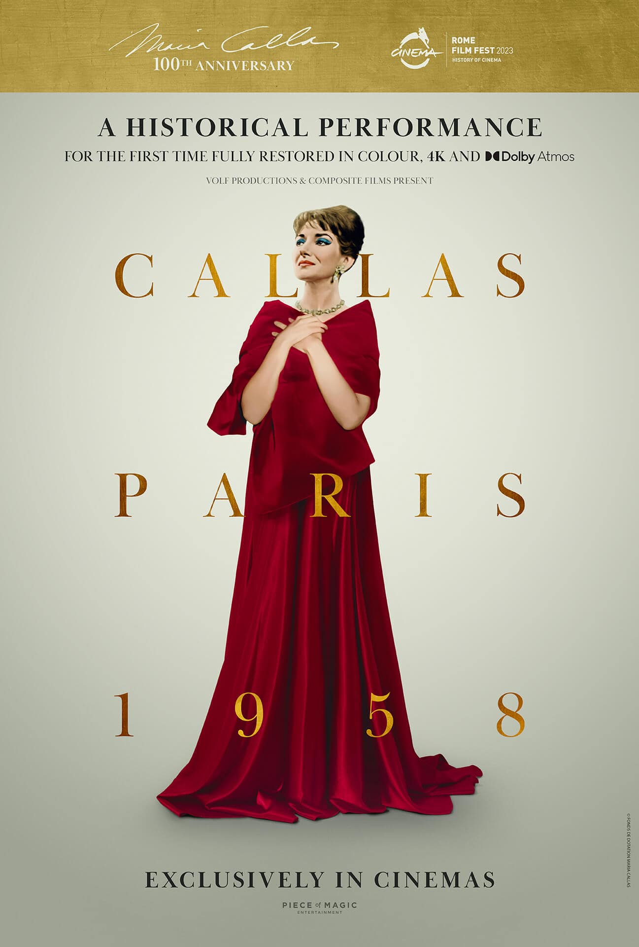 Callas Paris 1958 Poster